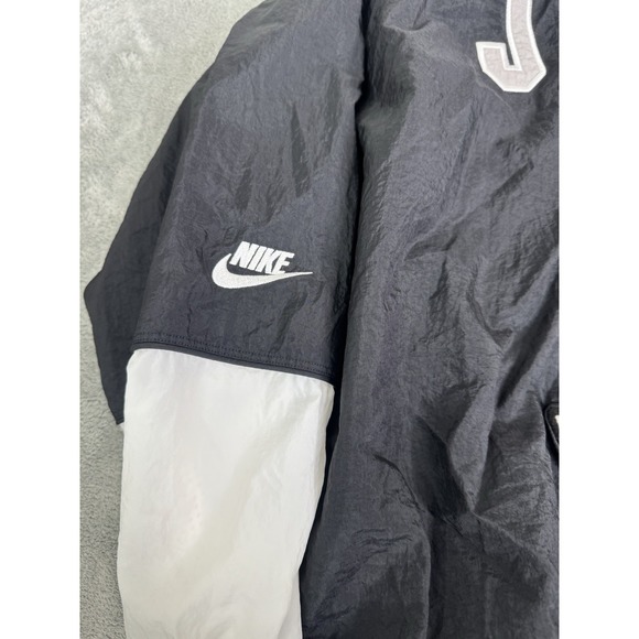 Nike Air Jordan Black and White Windbreaker Jacket - Picture 6 of 15